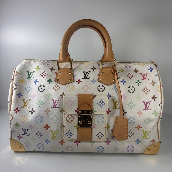 Louis Vuitton Multicolor Speedy 40 White - Picture 3 of 15
